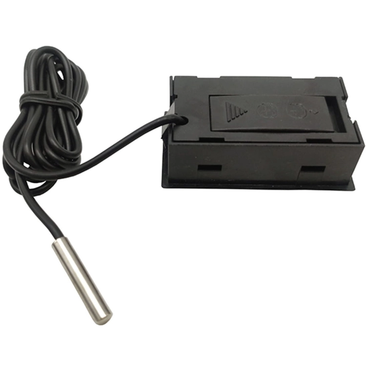 Termometr elektroniczny LCD z sondą do akwarium