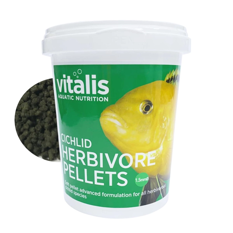 Vitalis Cichlid Herbivore Pellets 260g Pokarm dla ryb granulat