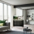Oase HighLine 300 Room Divider czarny zestaw akwarium + szafka