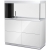 Oase HighLine 300 Room Divider biały zestaw akwarium + szafka