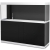 Oase HighLine Optiwhite 600 czarny zestaw akwarium + szafka