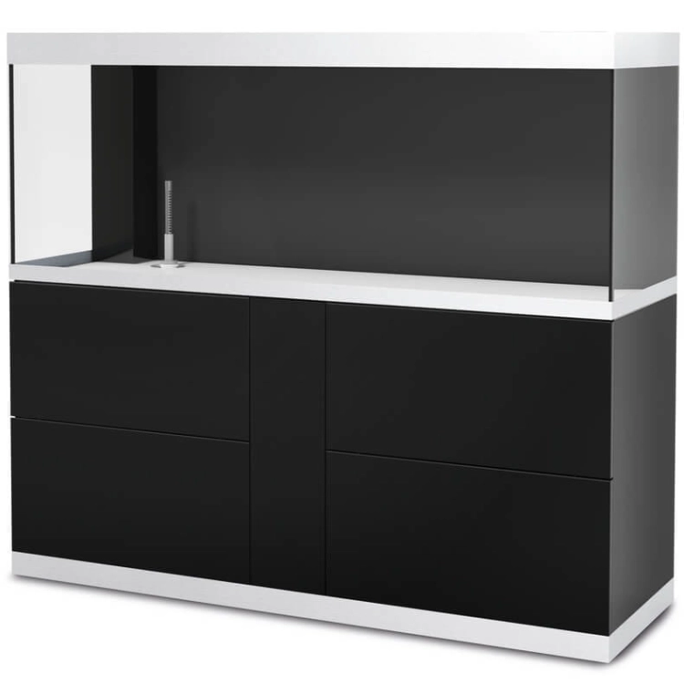 Oase HighLine Optiwhite 600 czarny zestaw akwarium + szafka