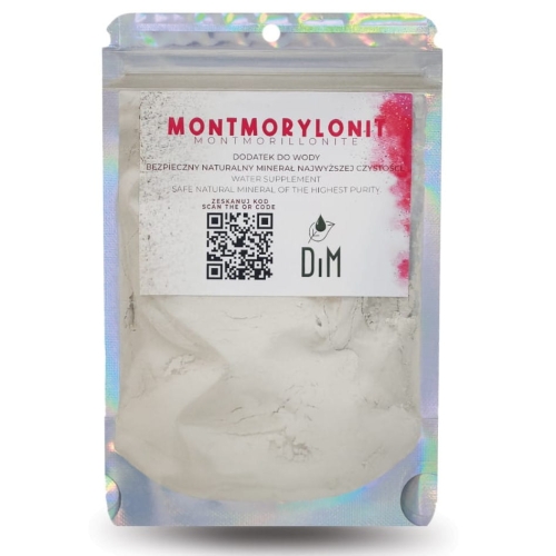 DIM Montmorylonit Powder 40g minerały dla krewetek w proszku