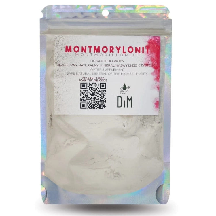 DIM Montmorylonit Powder 40g minerały dla krewetek w proszku