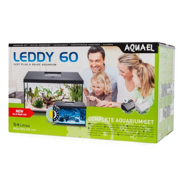 Aquael Leddy Plus Day&Night 60 2.0 Zestaw akwarium LED czarny