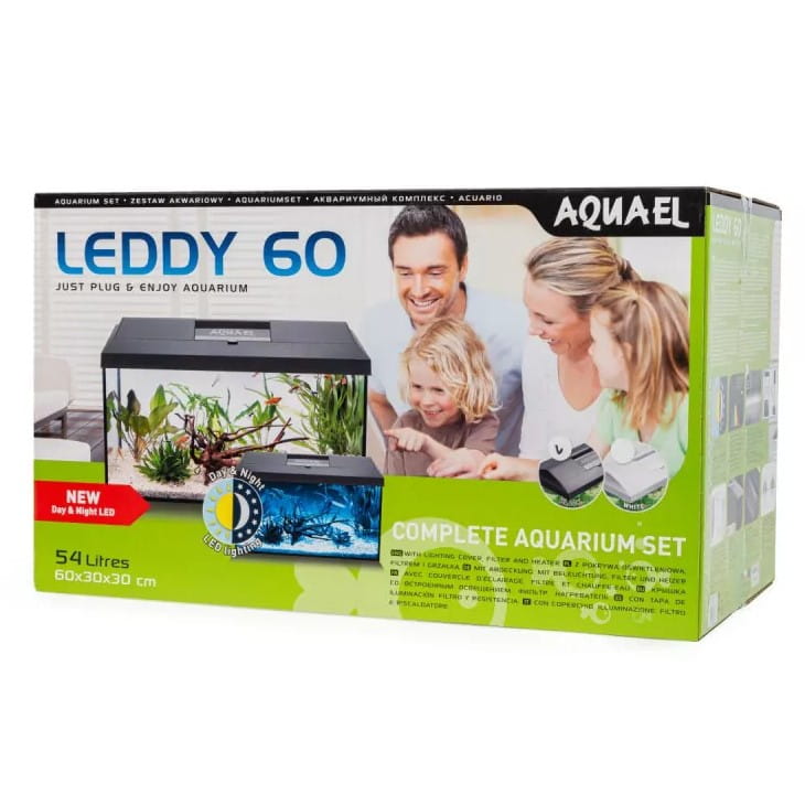 Aquael Leddy Plus Day&Night 60 2.0 Zestaw akwarium LED czarny