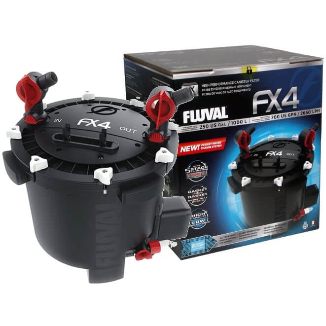 Fluval FX-4 filtr zewnętrzny do akwarium 1000l + wkłady + gratisy