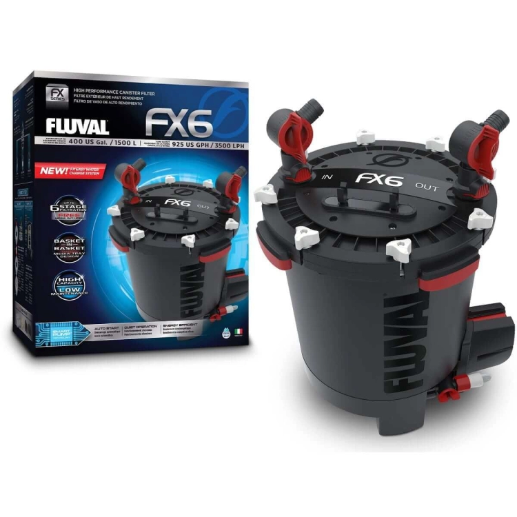 Fluval FX-6 filtr zewnętrzny do akwarium 1500l + gratis