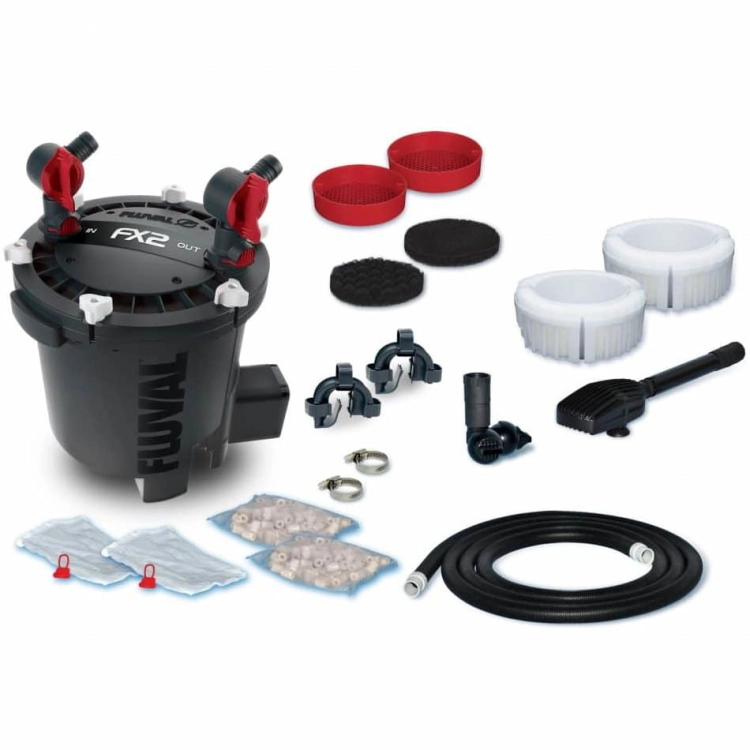 Fluval FX-2 filtr zewnętrzny do akwarium 750L + wkłady deszczownia + gratisy