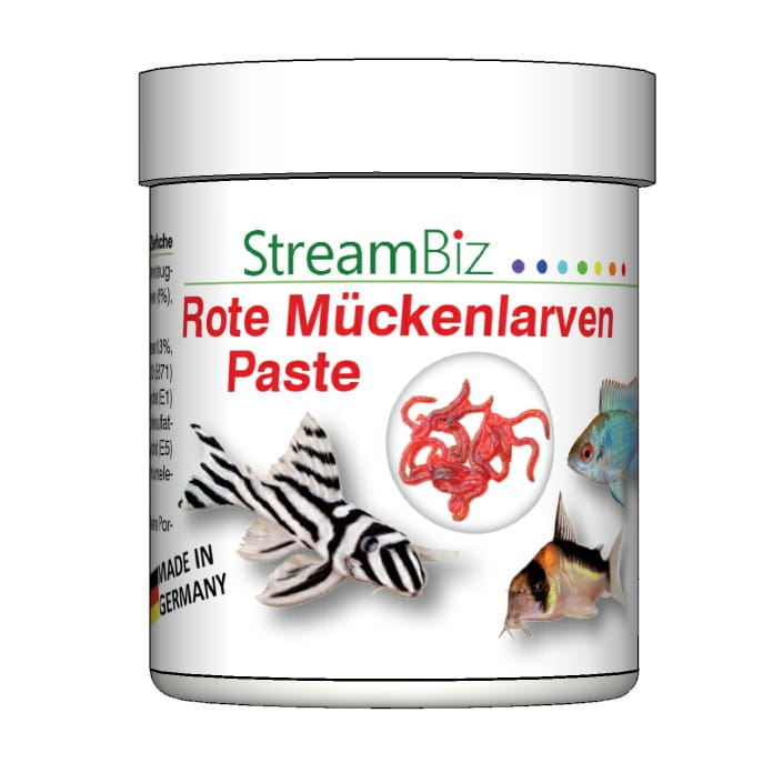 StreamBiz Rote Muckenlarven Pasta 120g Pokarm w paście