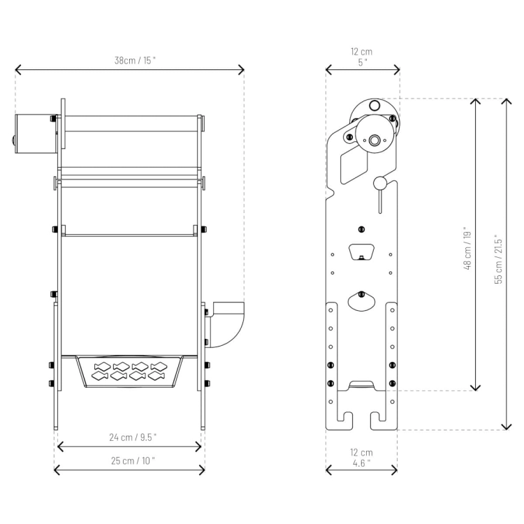 Reef Factory Smart Roller M Filtr mechaniczny do sumpa