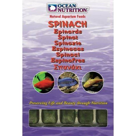 Ocean Nutrition Spinach 100g mrożony pokarm dla ryb słodkowodnych