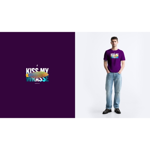 Koszulka Aguforest "Kiss my wrasse” od S do XXL