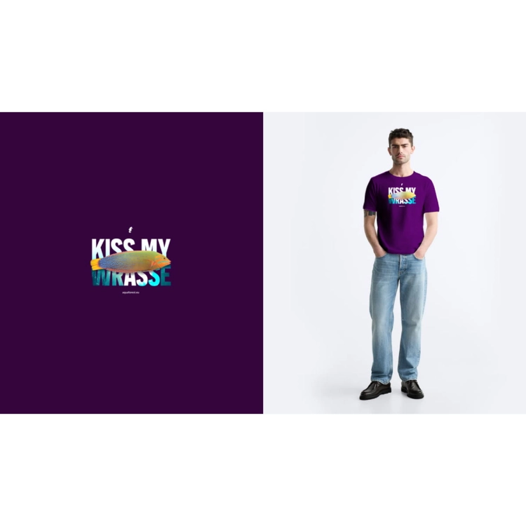Koszulka Aguforest "Kiss my wrasse” od S do XXL