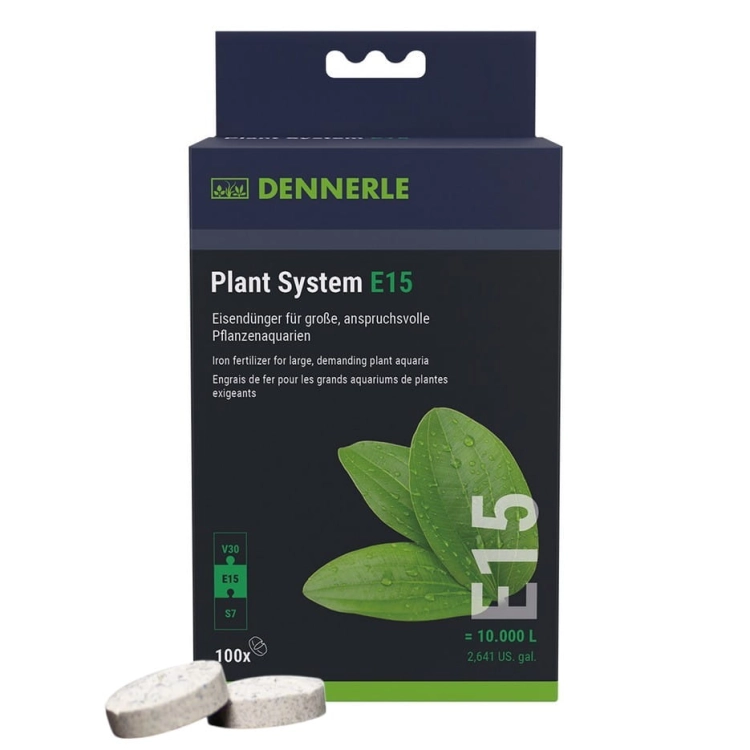 Dennerle Plant System E15 100szt. nawóz dla roślin w tabletkach