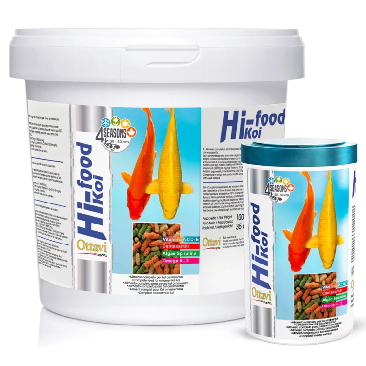 Ottavi Hi-Food Koi 10,5 l/1,2 kg Pokarm dla ryb oczko wodne