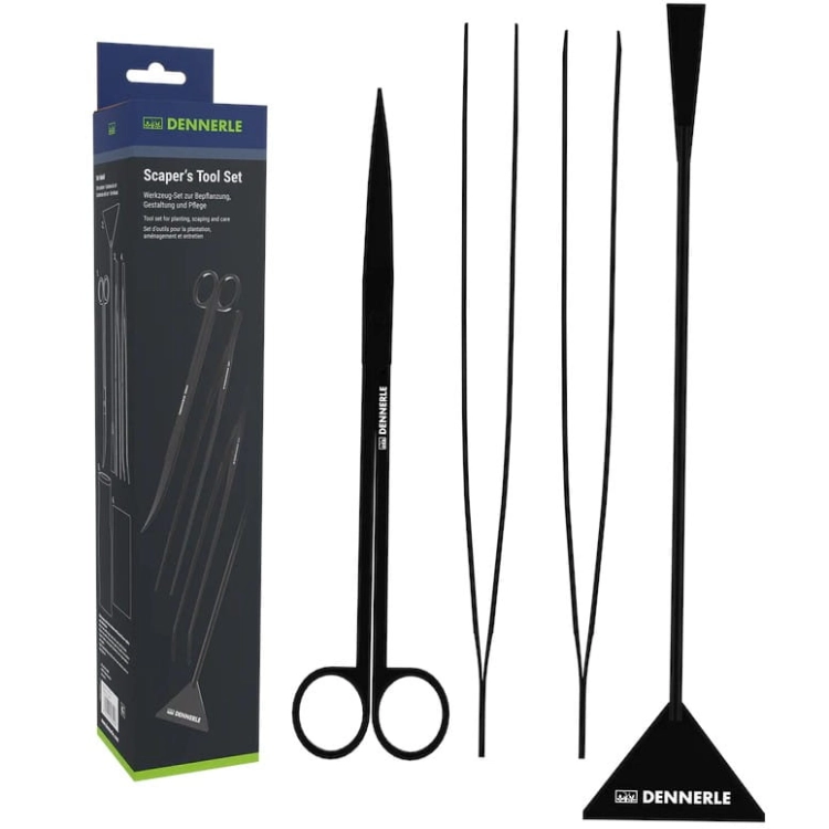 Dennerle Scaper's Tools Set Zestaw narzędzi akwarystycznych 4 szt.