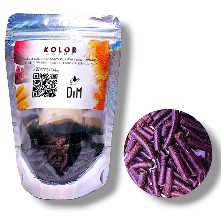 DiM Kolor 200g naturalny pokarm wybarwiajacy dla krewetek