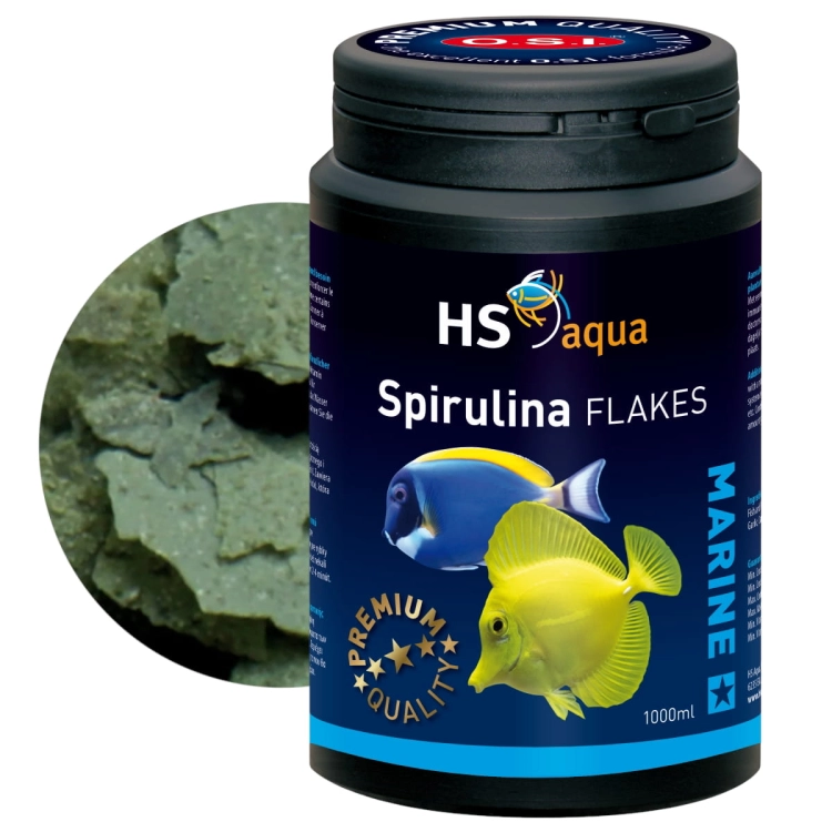 HS/O.S.I. Marine Spirulina Flakes 1000ml - 190g pokarm dla ryb morskich