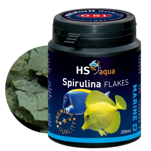 HS/O.S.I. Marine Spirulina Flakes 200ml/35g pokarm dla ryb morskich