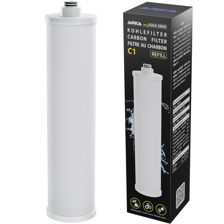 Arka Carbon Filter C1 Refill - Wkład węglowy myAqua 3800 uzupełnienie