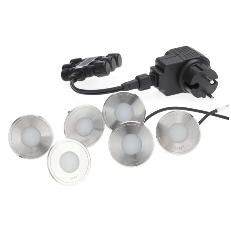 Oase LunAqua Terra LED Set 6 zestaw oświetleniowy do oczka wodnego