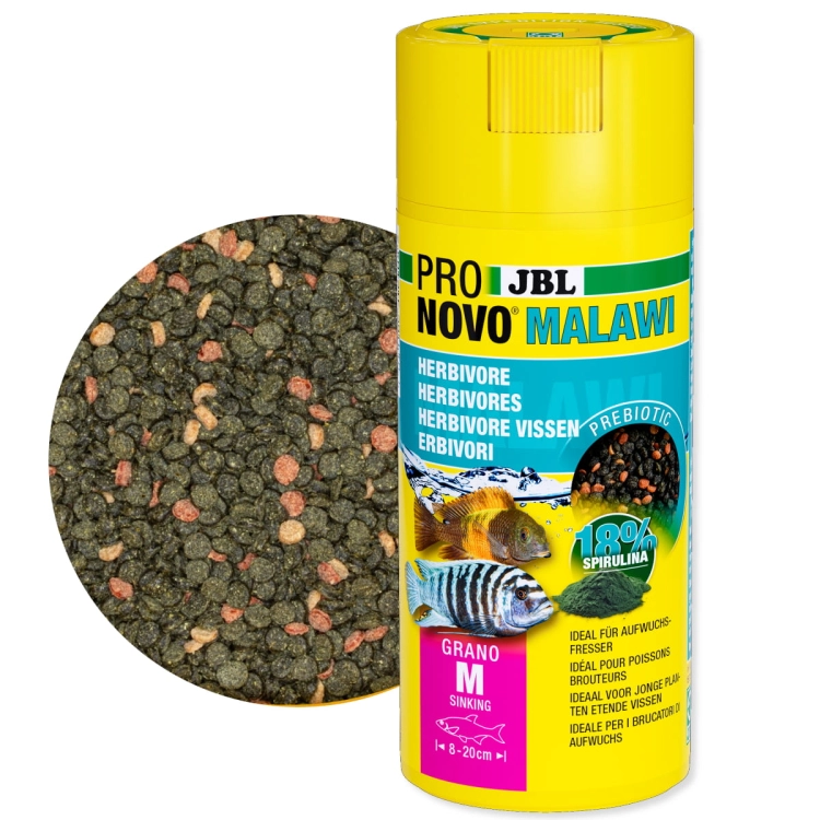 JBL Pronovo Malawi Grano M 250ml - 125g Pokarm dla pyszczaków