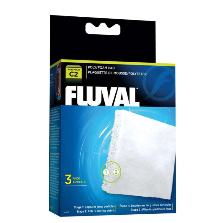 Fluval Wkład gąbkowy prefiltr 3szt. do filtra C 2