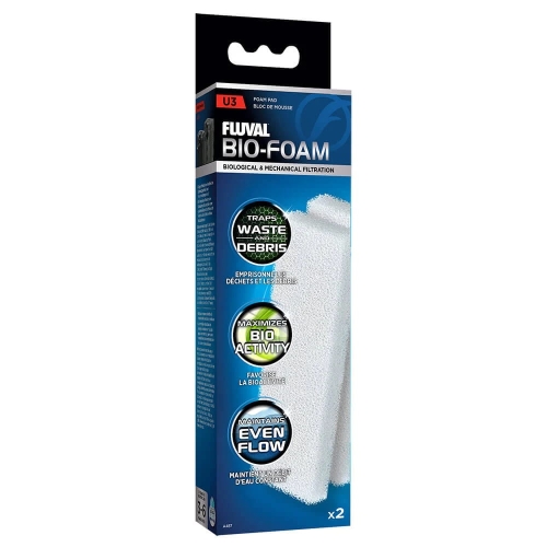 Fluval Wkład gąbkowy prefiltr 2szt. do filtra U3