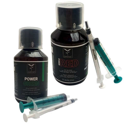 QualDrop Power Red + Power Green 2x150ml zestaw nawozów