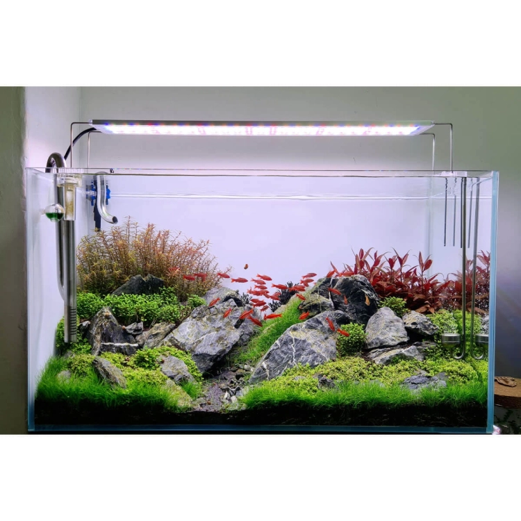 Happet  AquaLED RGB Lampa oświetlenie LED 45W/45cm do akwarium