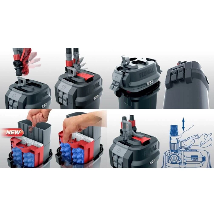 Hagen Fluval 107 filtr zewnętrzny do 130l + gratisy