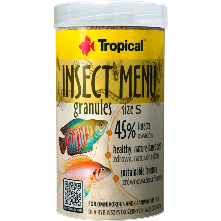Tropical Insect Menu Granules S 100ml Pokarm 45% owadów