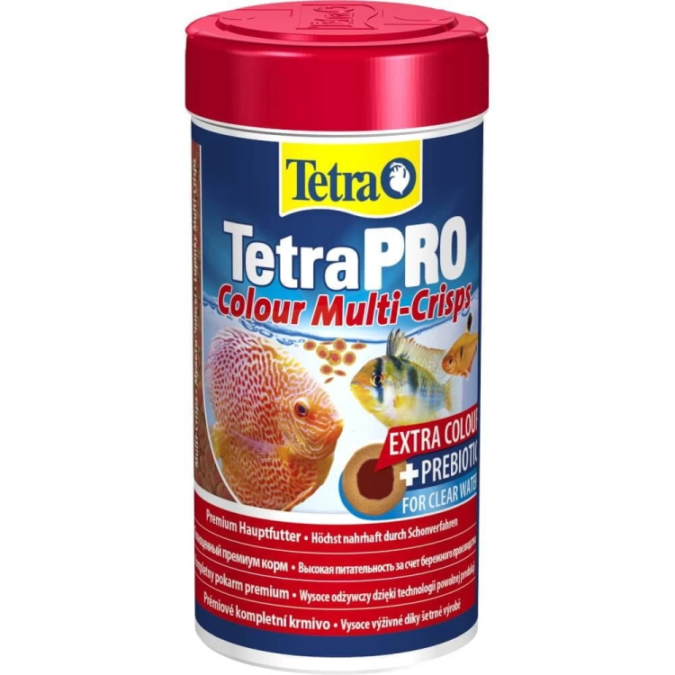 TetraPRO Colour 250 ml - pokarm wybarwiający dla ryb tropikalnych