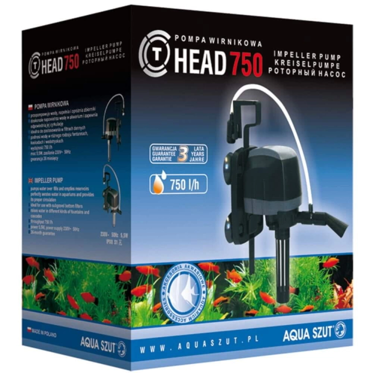 Aqua Szut T-head 750 pompa wirnikowa do akwarium