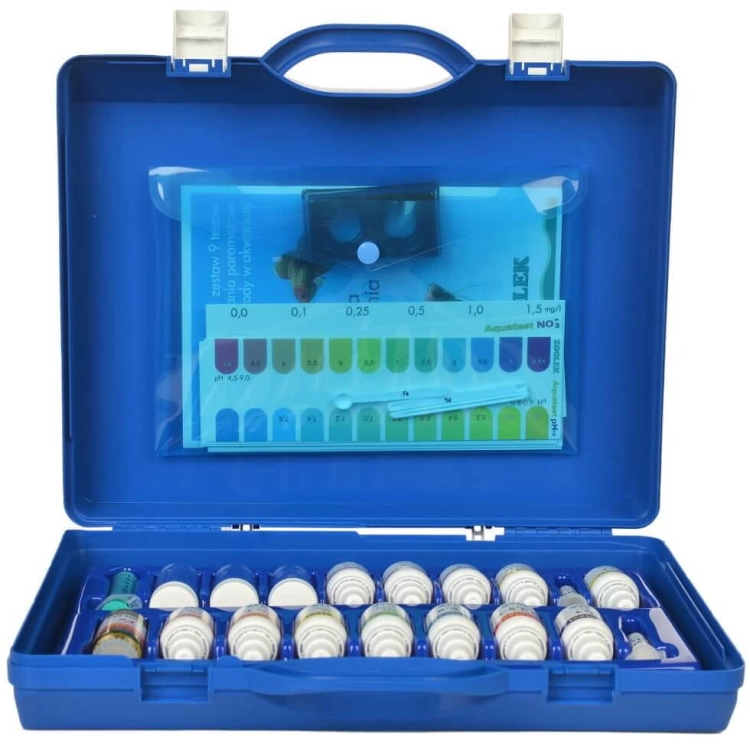 Zoolek Aquaset 1 test NO3 NH3 pH PO4 NO2 GH KH 9w1