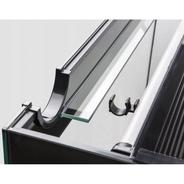 Aquael Glossy 120 zestaw akwarium czarny LED