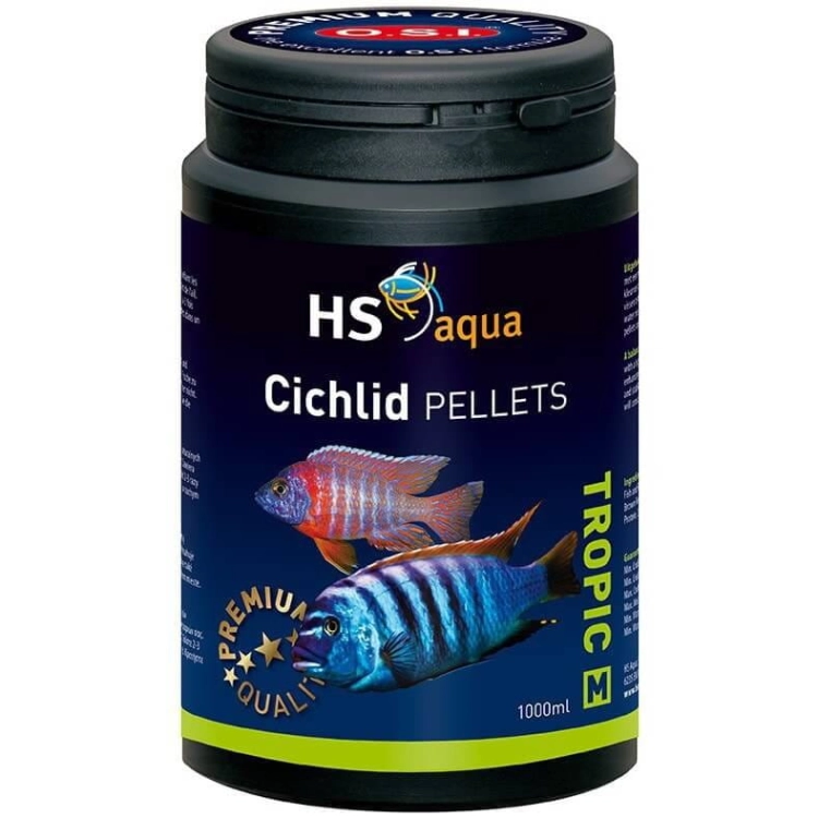 HS O.S.I. Cichlid Pellets M 1000ml - 400g pokarm dla pielęgnic granulat