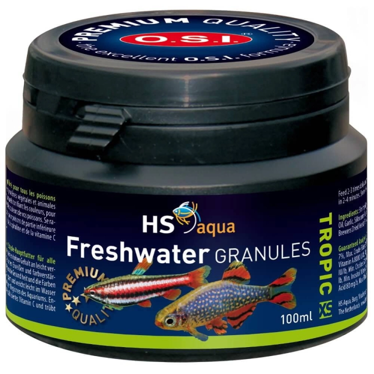 HS O.S.I. Freshwater granulat XS 100ml - 60g pokarm dla ryb