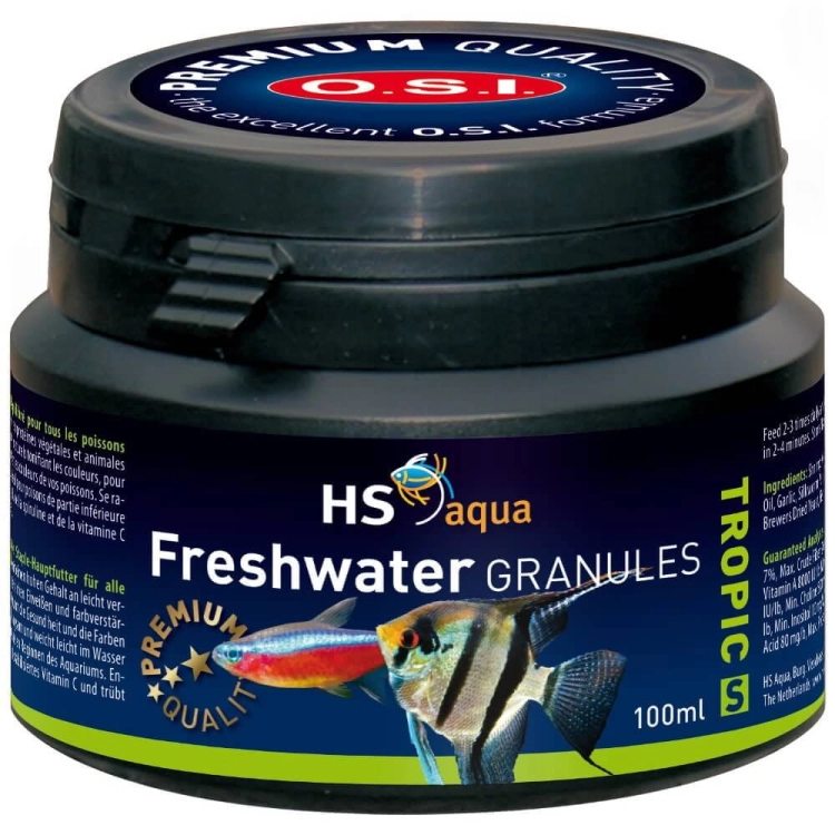 HS O.S.I. Freshwater granulat S 100ml - 45g pokarm dla ryb