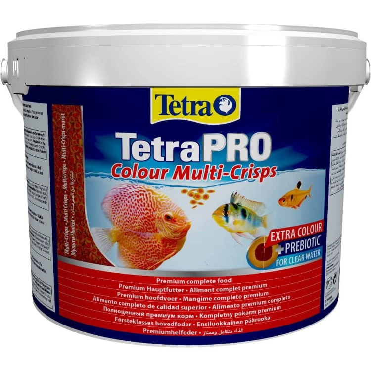 TetraPRO Colour 10l - 2,1kg pokarm wybarwiający dla ryb tropikalnych