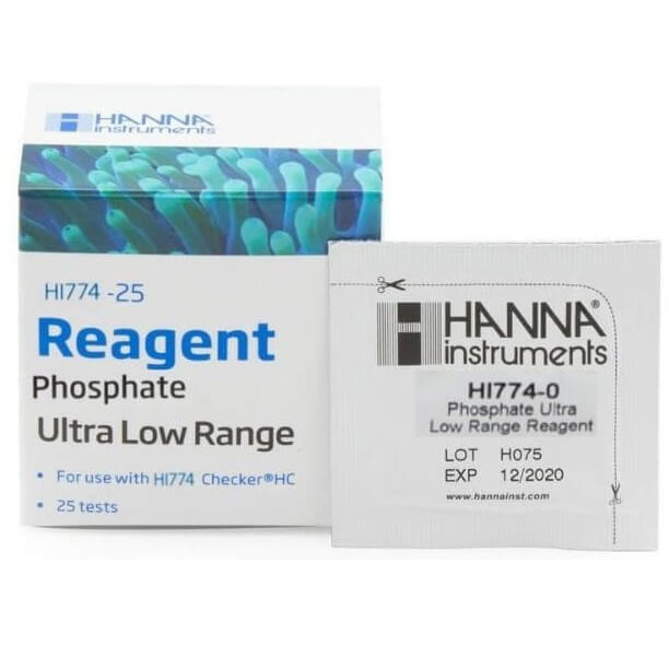 HANNA Instruments Hi 774-25 Uzupełnienie PO4 Reagenty do mini fotometru na fosforany, 25 testów