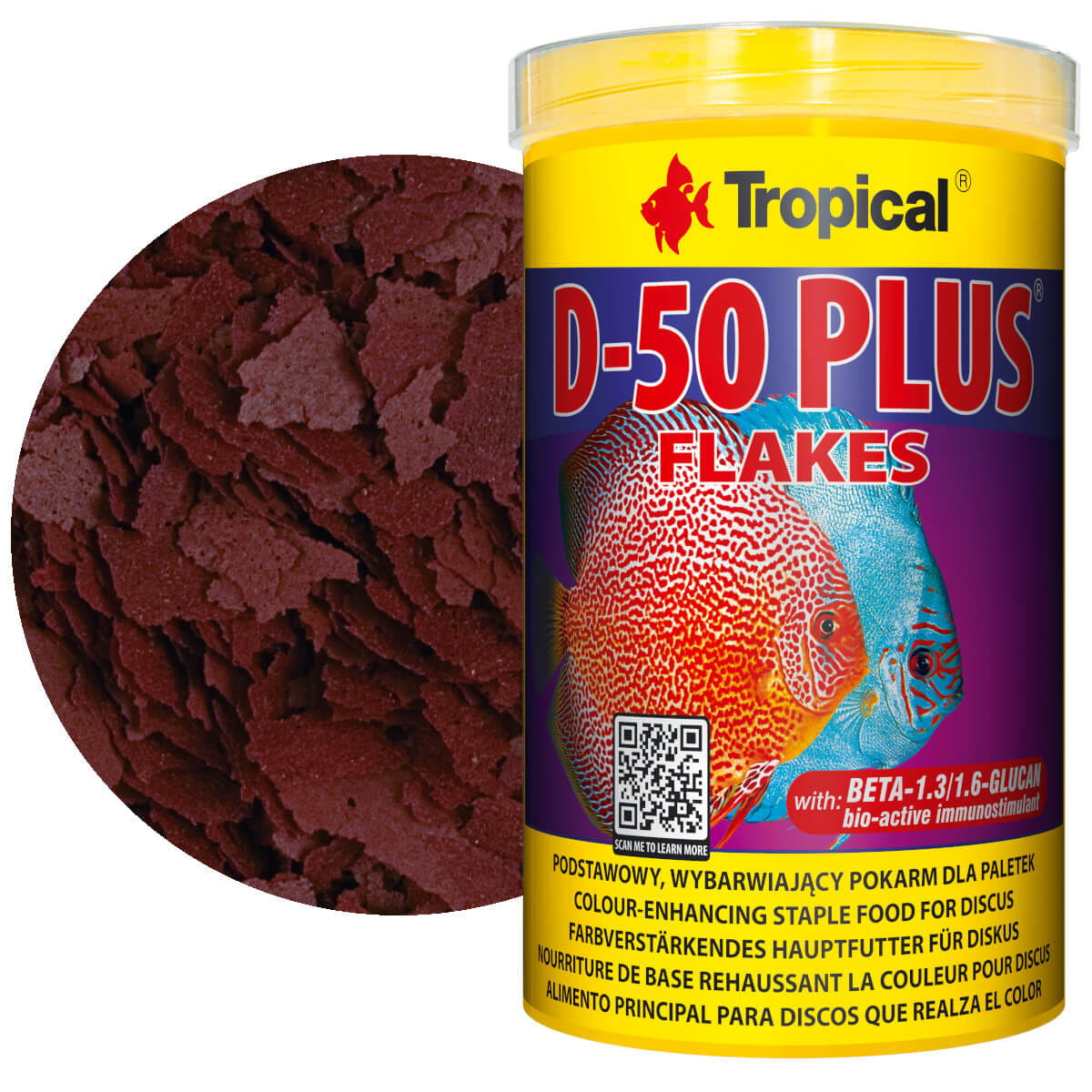 TROPICAL Vlokken Kleur voor Goudvissen en Koï